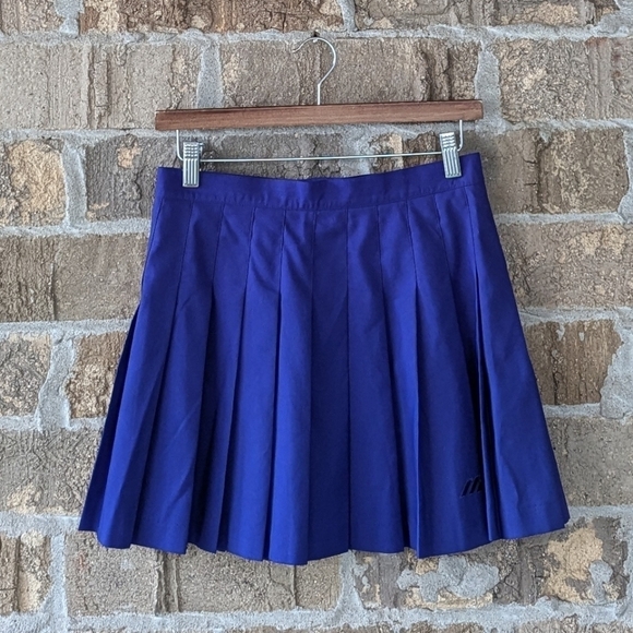 Vintage 80s Mizuno Tennis Collection Grape Purple Pleated Skirt Sz 10 Pickleball - Picture 1 of 8